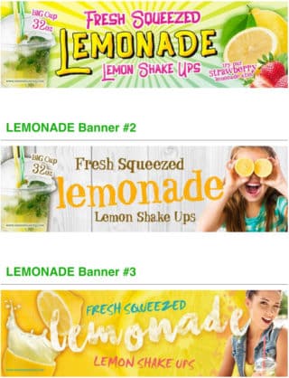 lemonade banners vending