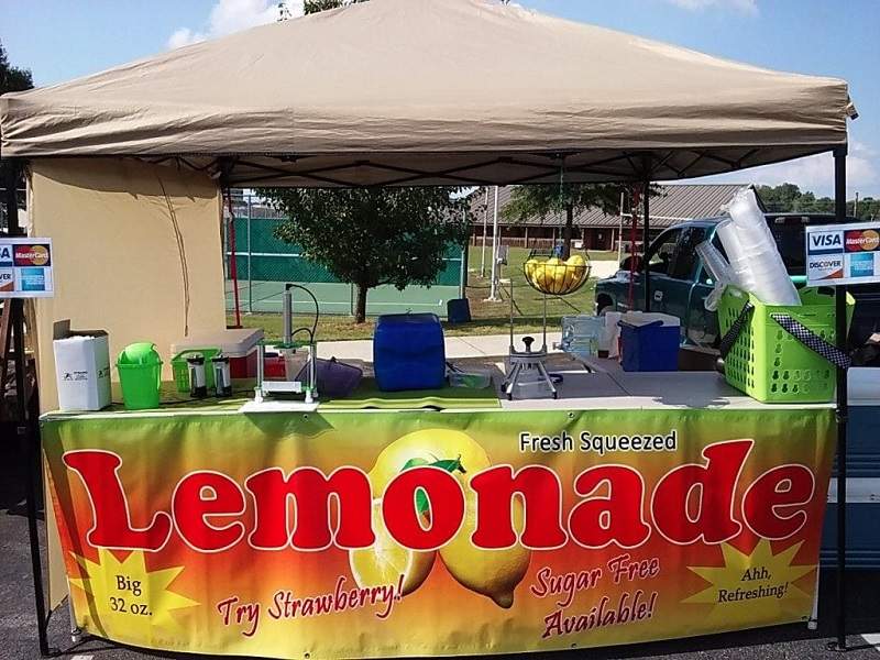 pop up lemonade stand